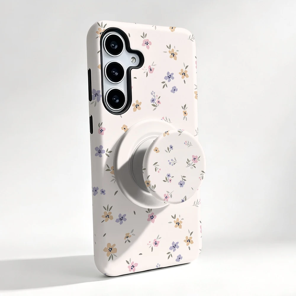 Etui Galaxy S22 Lilac Petals MagSafe z uchwytem - zdjęcie 3