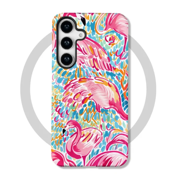 Etui Galaxy S21 FE Flamingo Fiesta MagSafe