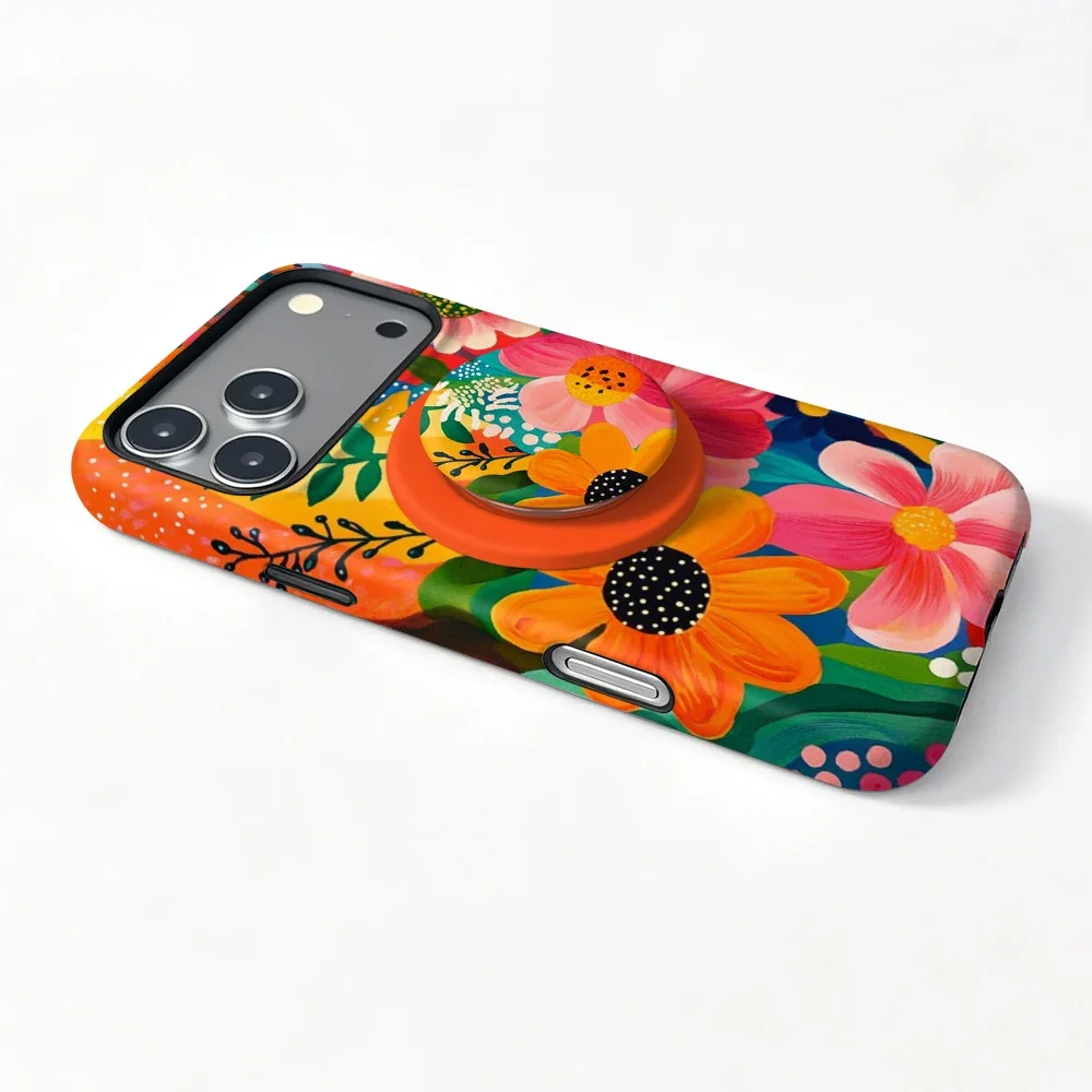 Etui iPhone 15 Pro Max Sunset Bloom MagSafe z uchwytem - zdjęcie 5