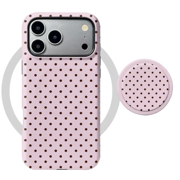 Etui Xiaomi 14 Ultra Rose Dots MagSafe z uchwytem