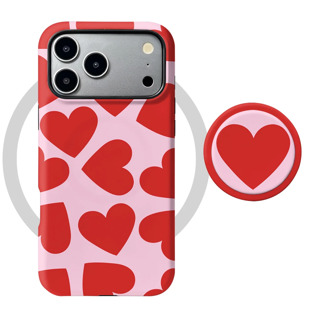 Etui iPhone 15 Big Heart MagSafe z uchwytem - zdjęcie 5