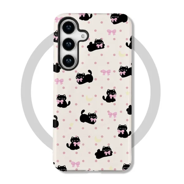 Etui Galaxy S26 Plus Kitty Bow MagSafe