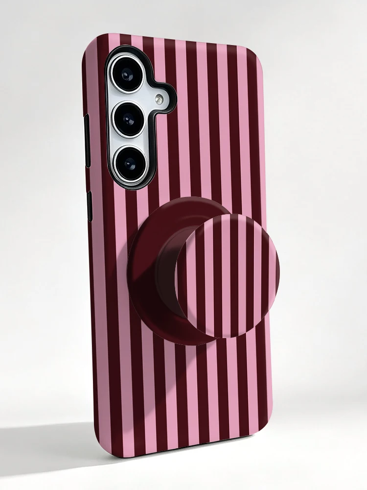Etui Galaxy S25 Ultra Berry Stripe MagSafe z uchwytem - zdjęcie 4