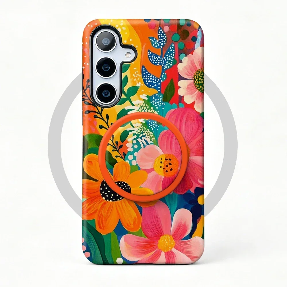 Etui Galaxy S22 Ultra Sunset Bloom MagSafe z uchwytem - zdjęcie 6