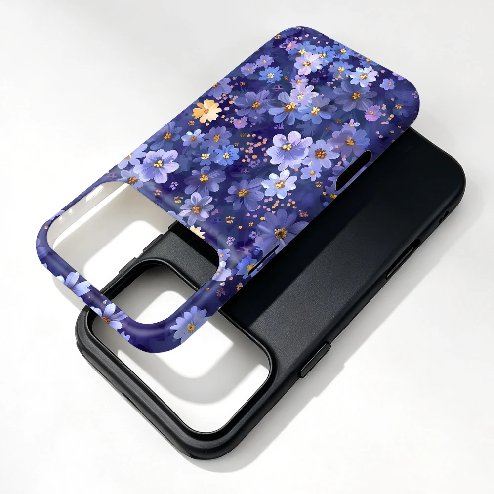 Etui iPhone 14 Plus Midnight Violet MagSafe z uchwytem - zdjęcie 3