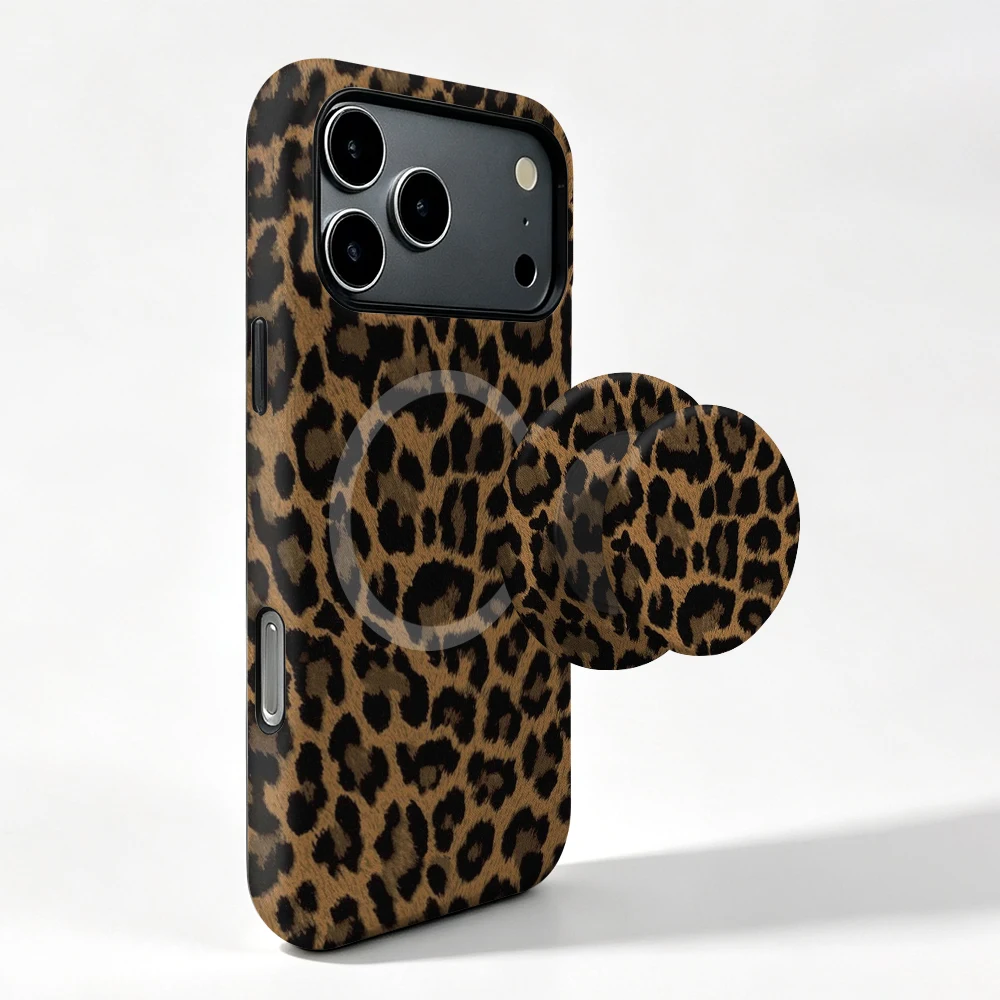 Etui iPhone 18 Pro Wild Leo MagSafe z uchwytem - zdjęcie 4