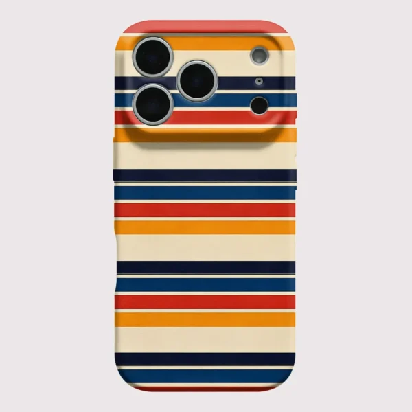 Etui iPhone 15 Retro Stripe
