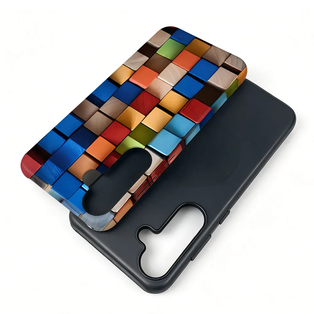 Etui Galaxy S25 Color Cubes MagSafe - zdjęcie 3