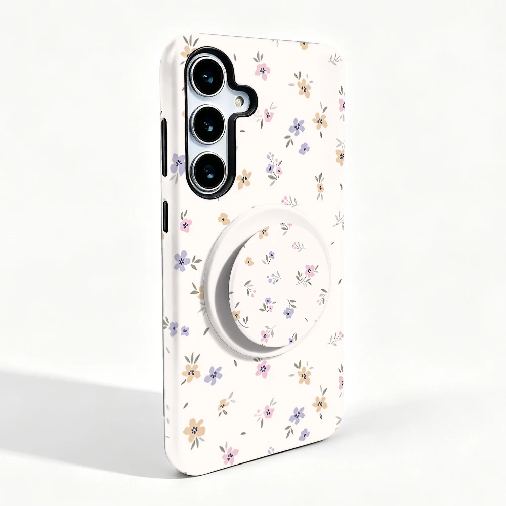 Etui Galaxy S22 Lilac Petals MagSafe z uchwytem - zdjęcie 5