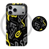 Etui Xiaomi 17 Pro Max Neon Scribble MagSafe z uchwytem
