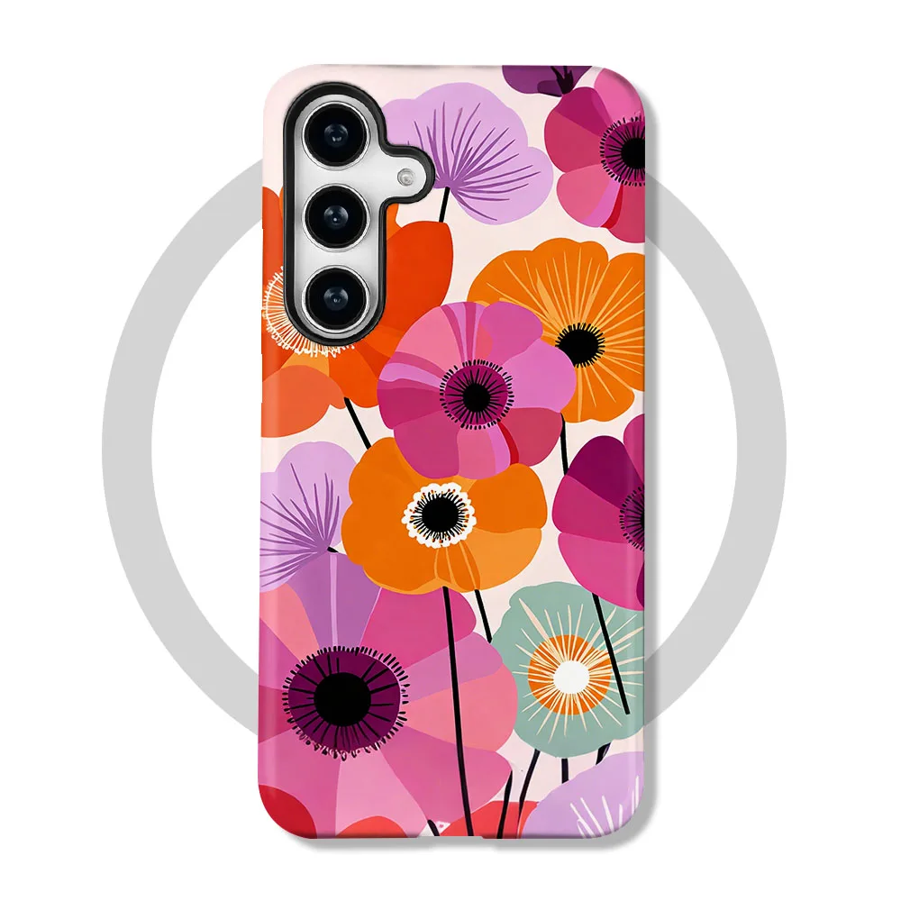 Etui Galaxy S26 Ultra Poppy Bloom MagSafe
