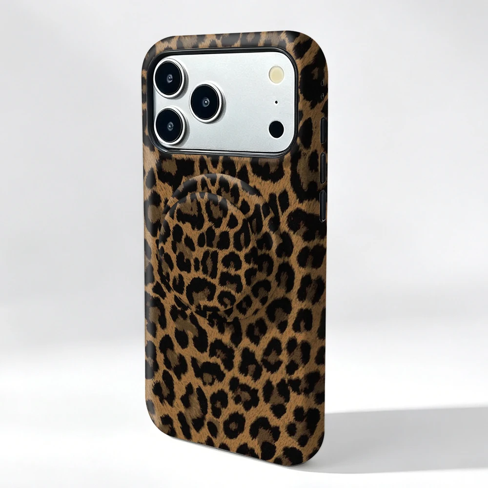 Etui iPhone 18 Pro Wild Leo MagSafe z uchwytem - zdjęcie 5