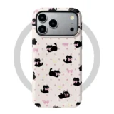 Etui iPhone 17 Pro Max Kitty Bow MagSafe