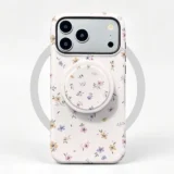 Etui iPhone 17 Pro Max Lilac Petals MagSafe z uchwytem