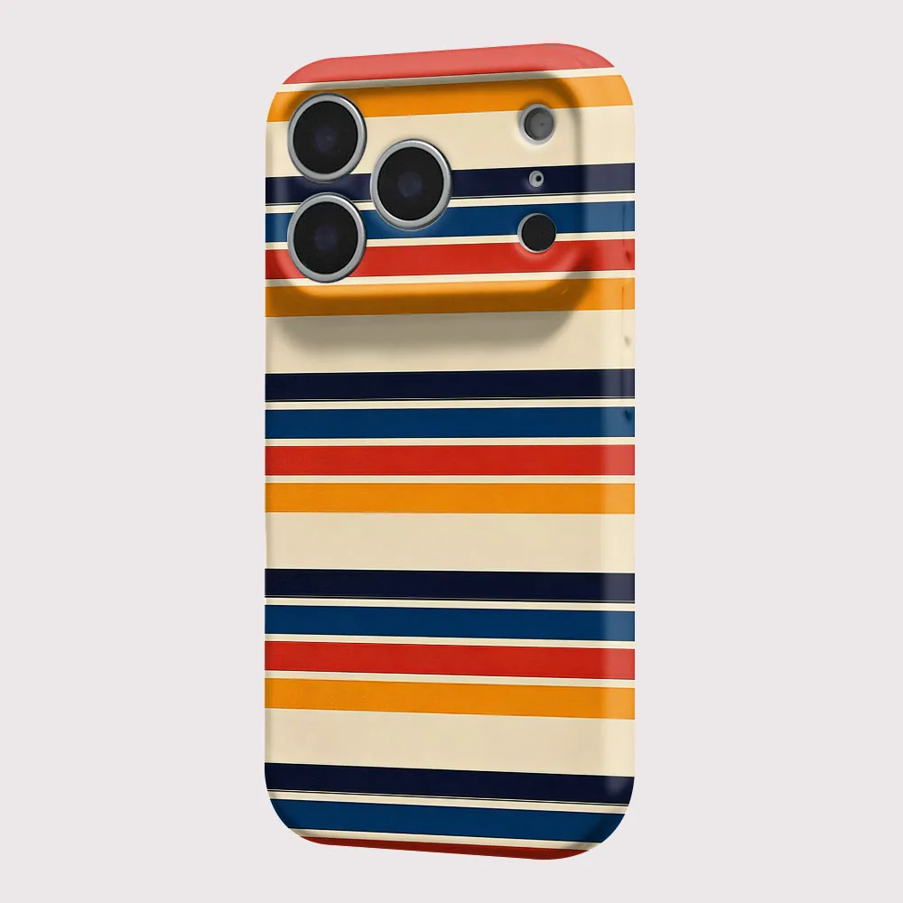 Etui iPhone 15 Retro Stripe - zdjęcie 3