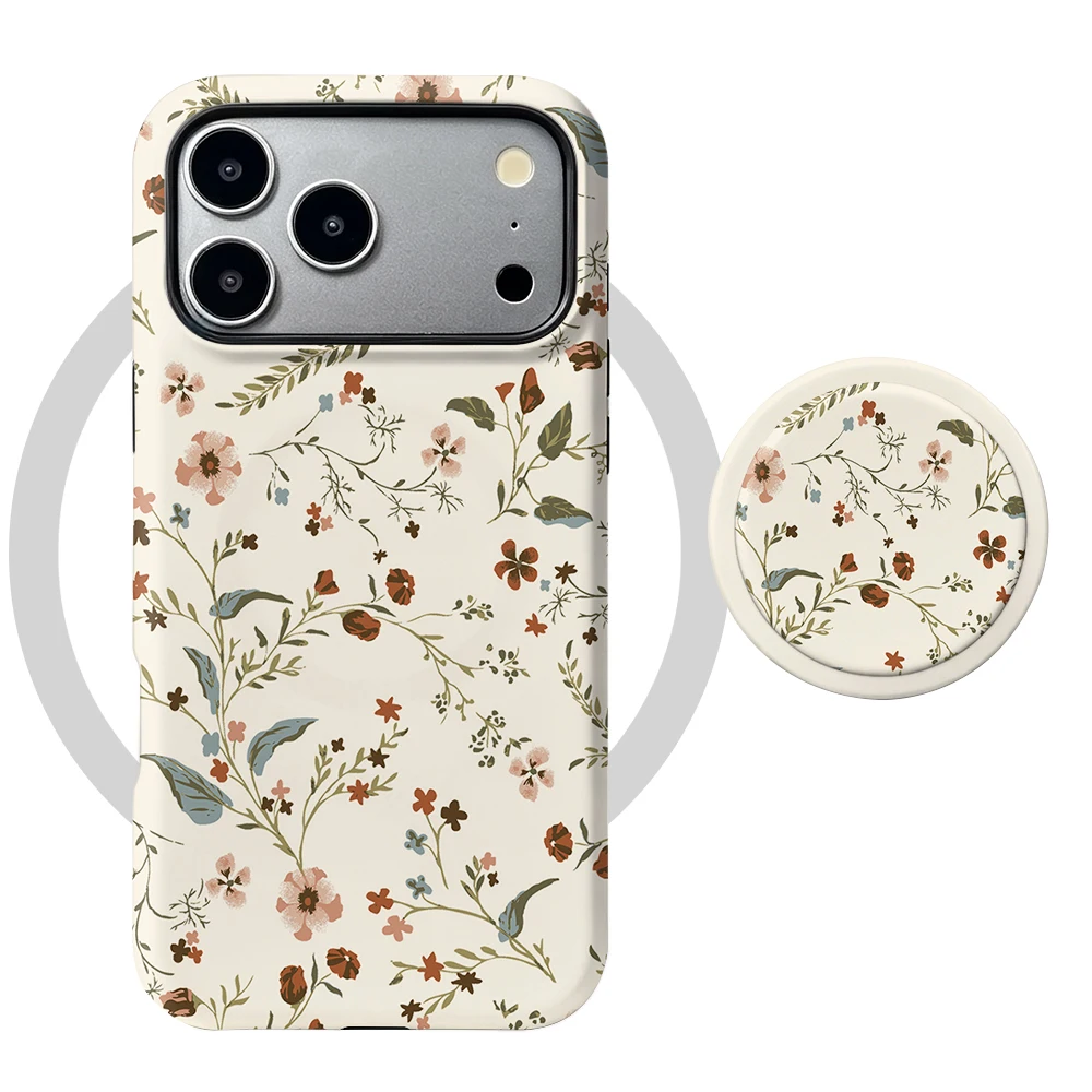 Etui iPhone 15 Pro Max Vintage Meadow MagSafe z uchwytem - zdjęcie 6
