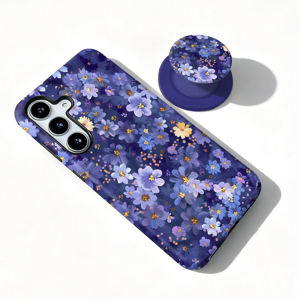 Etui Galaxy S22 Ultra Midnight Violet MagSafe z uchwytem - zdjęcie 4