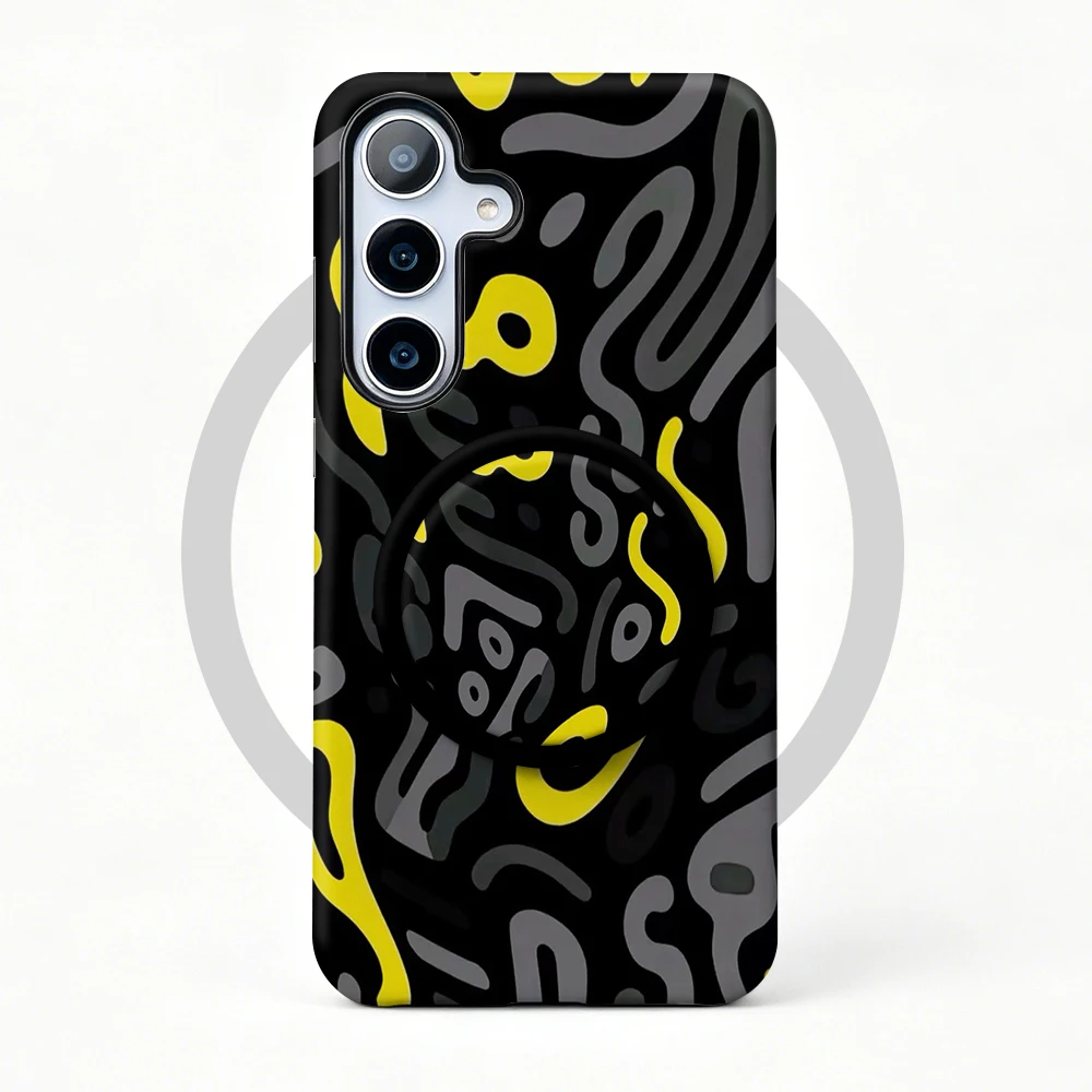 Etui Galaxy S26 Ultra Neon Scribble MagSafe z uchwytem