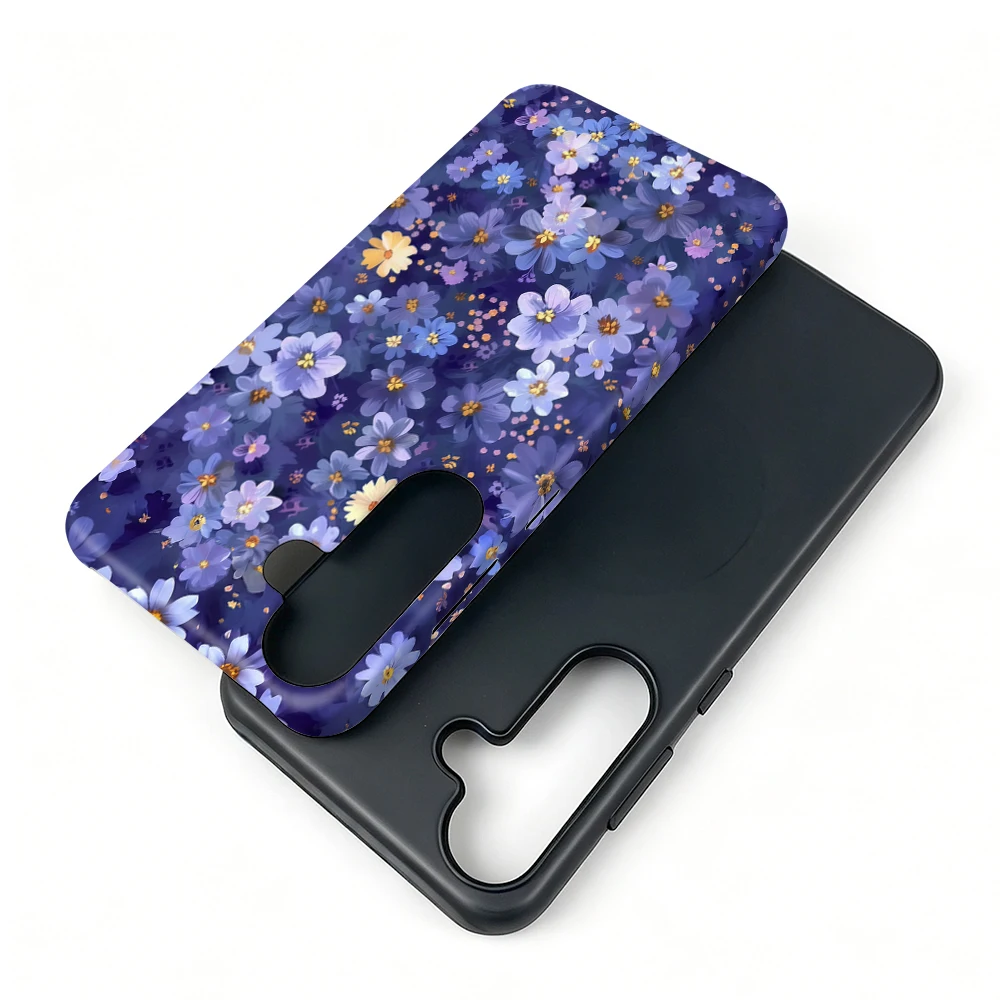 Etui Galaxy S22 Ultra Midnight Violet MagSafe z uchwytem - zdjęcie 3