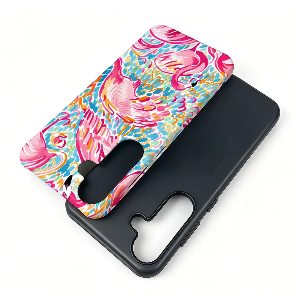 Etui Galaxy S21 FE Flamingo Fiesta MagSafe - zdjęcie 3