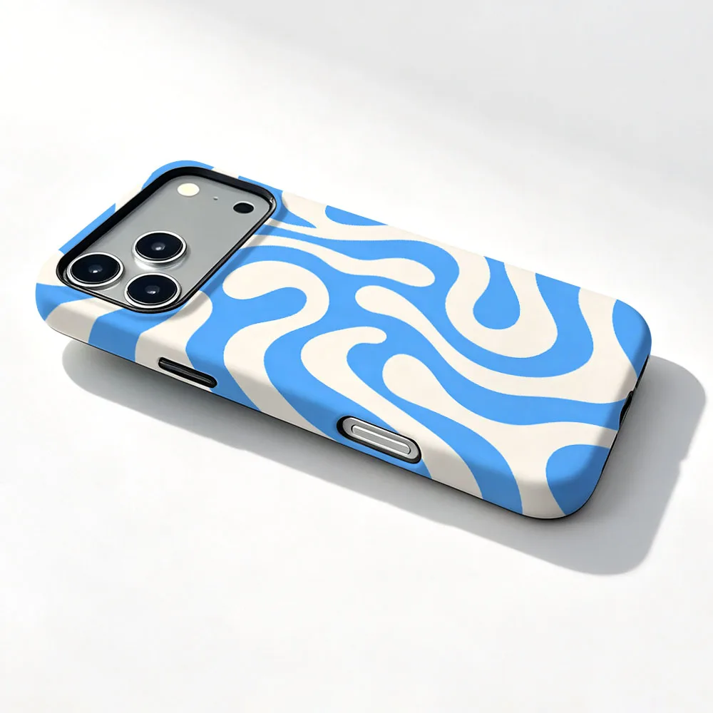 Etui iPhone 15 Pro Max Blue Wave MagSafe - zdjęcie 3