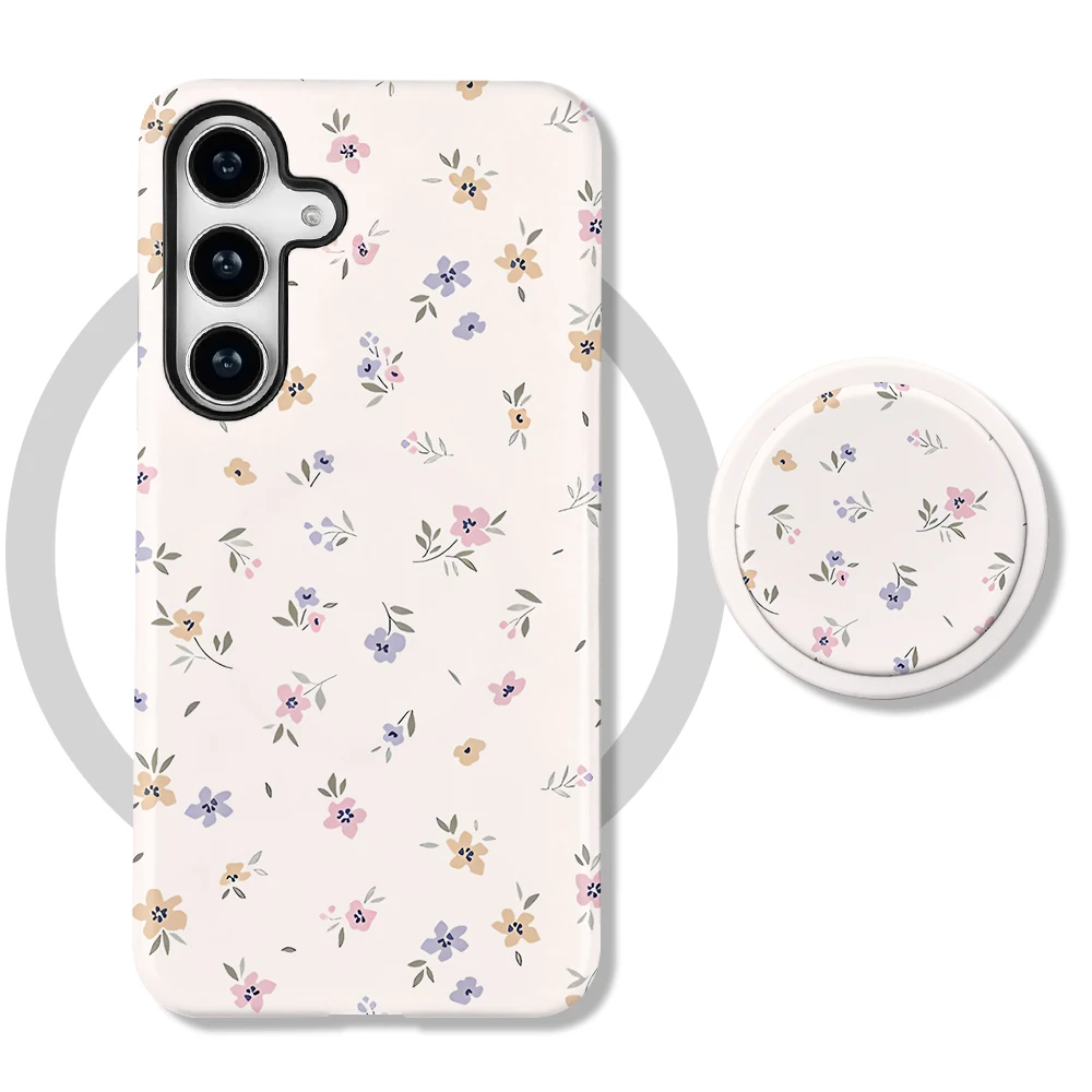 Etui Galaxy S22 Lilac Petals MagSafe z uchwytem - zdjęcie 6