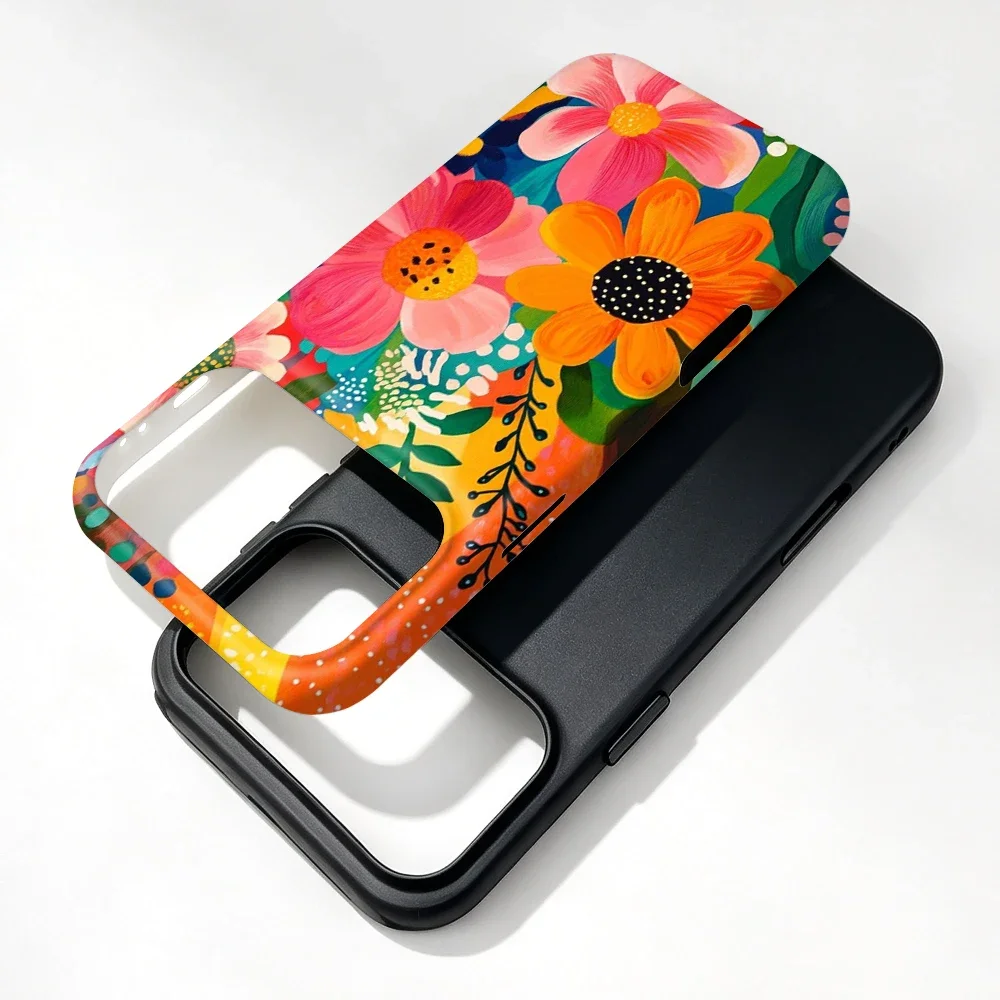 Etui iPhone 15 Pro Max Sunset Bloom MagSafe z uchwytem - zdjęcie 6