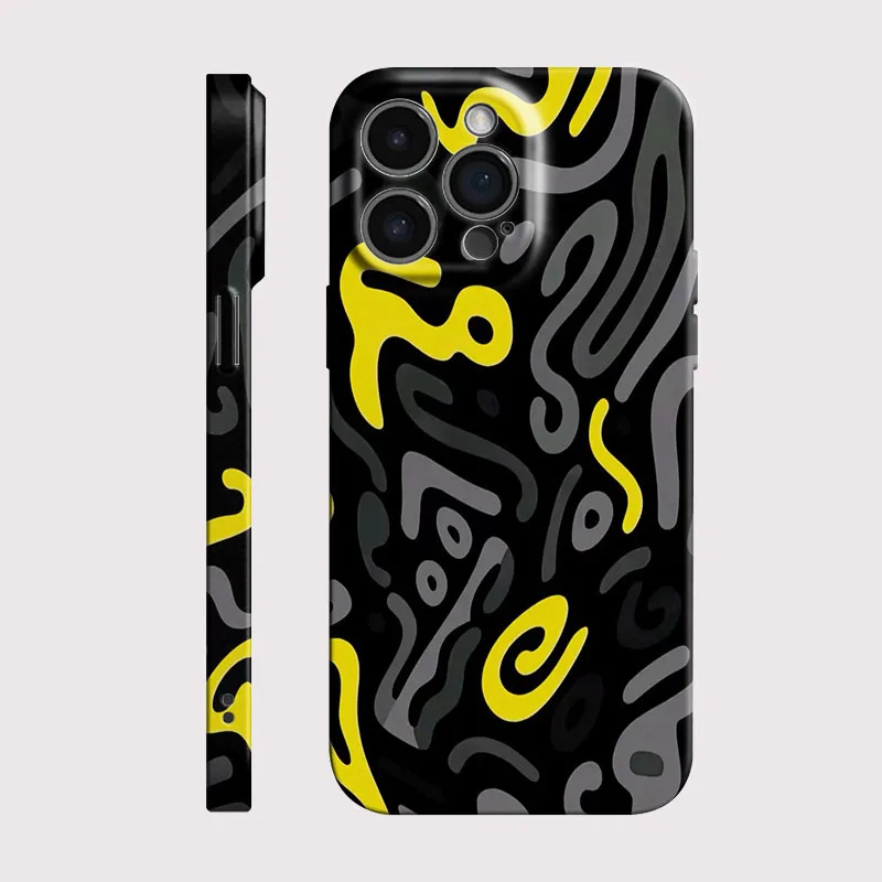 Etui iPhone 15 Pro Max Neon Scribble - zdjęcie 3