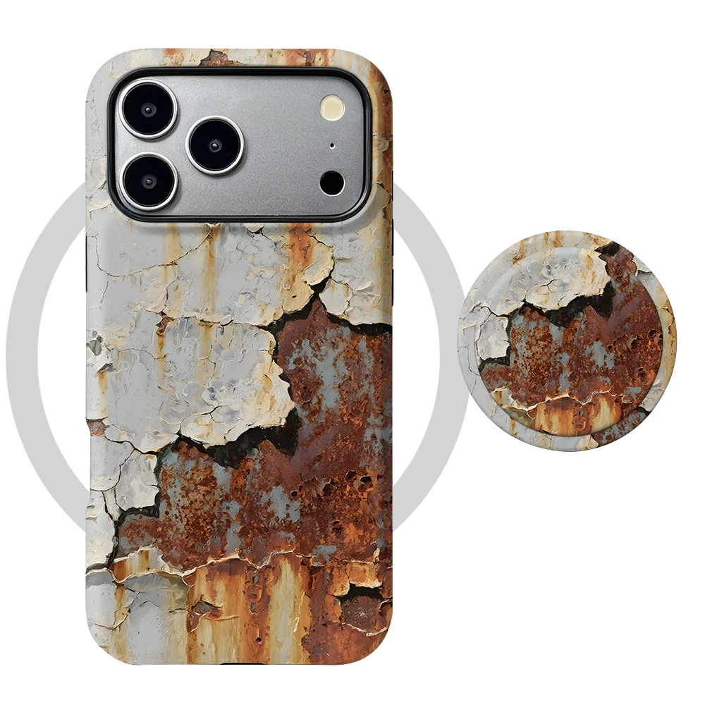 Etui iPhone 18 Pro Max Rust Patina MagSafe z uchwytem - zdjęcie 5