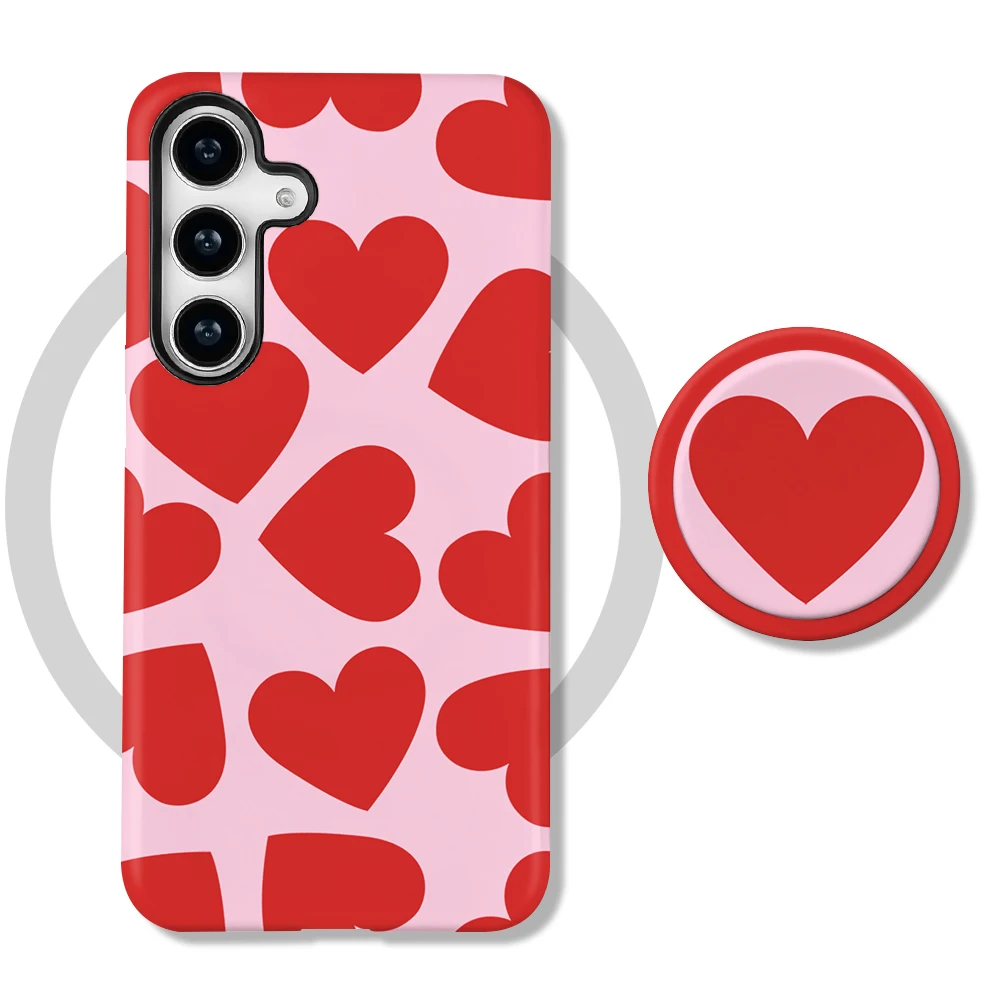 Etui Galaxy S23 FE Big Heart MagSafe z uchwytem - zdjęcie 5