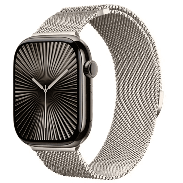 Mediolański Milanese Pasek do Apple Watch 42mm 44mm 45mm - Gwiezdny Blask