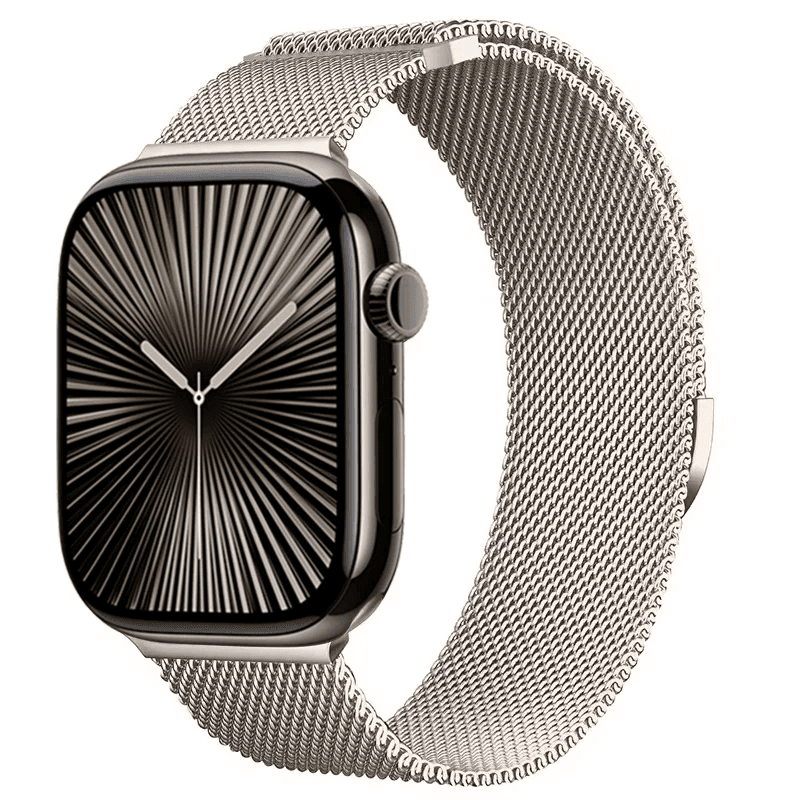 Mediolański Milanese Pasek do Apple Watch 42mm 44mm 45mm - Gwiezdny Blask