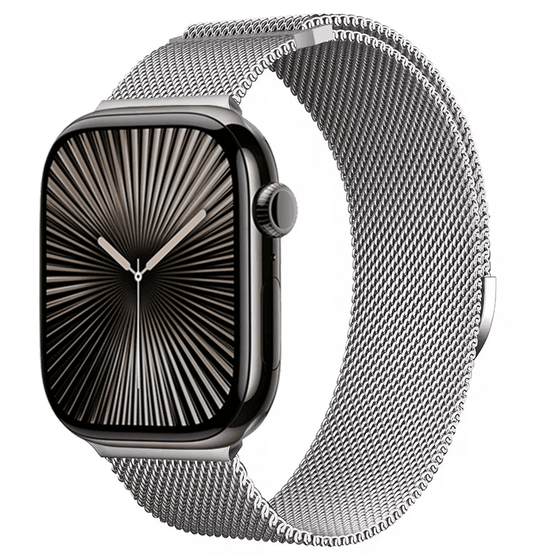 Mediolański Milanese Pasek do Apple Watch 38mm 40mm 41mm - Srebrny