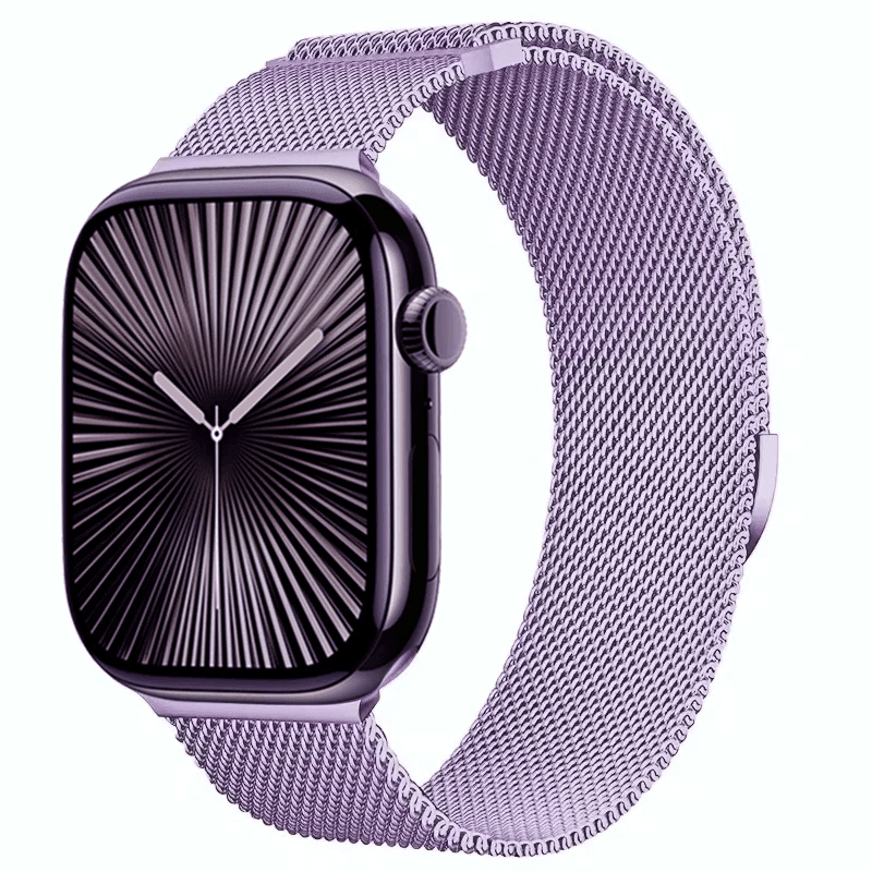 Mediolański Milanese Pasek do Apple Watch 38mm 40mm 41mm - Lawendowo Fioletowy