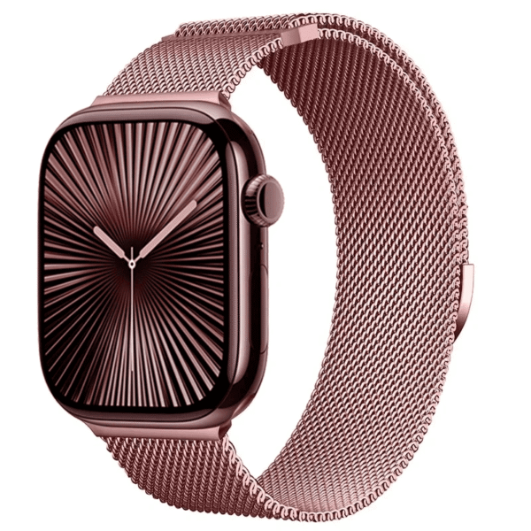 Mediolański Milanese Pasek do Apple Watch 38mm 40mm 41mm - Różowy