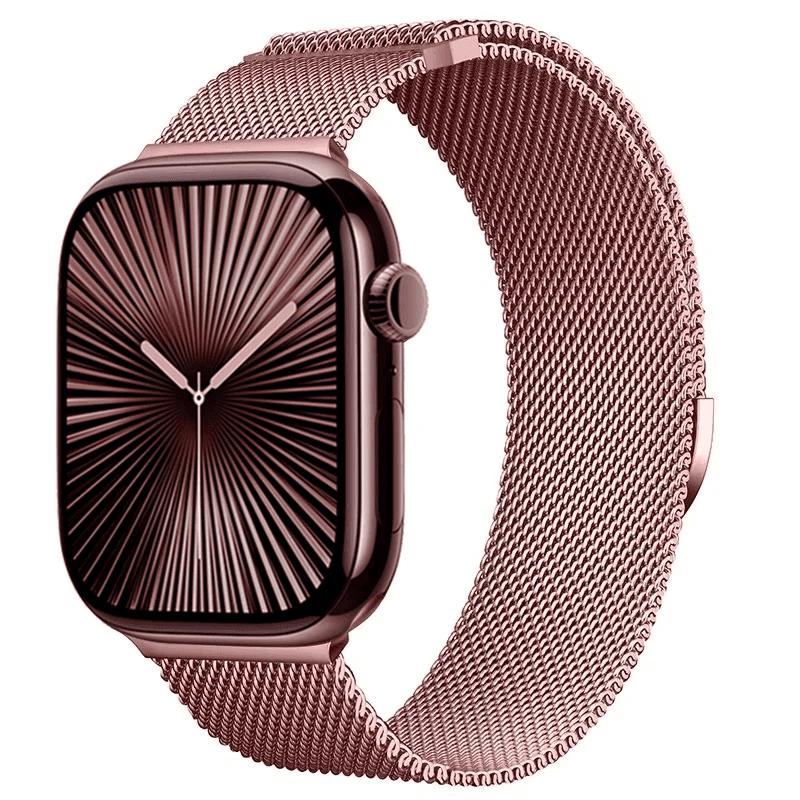 Mediolański Milanese Pasek do Apple Watch 38mm 40mm 41mm - Różowy