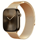 Mediolański Milanese Pasek do Apple Watch 38mm 40mm 41mm - Złoty