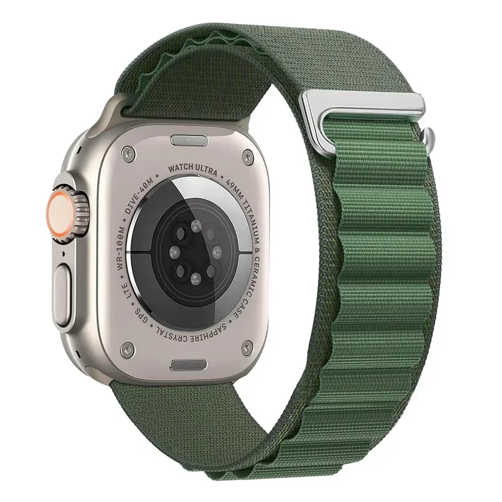 Pasek nylonowy do Apple Watch Seria 12/11/10 42mm Alpine - Wojskowa zieleń