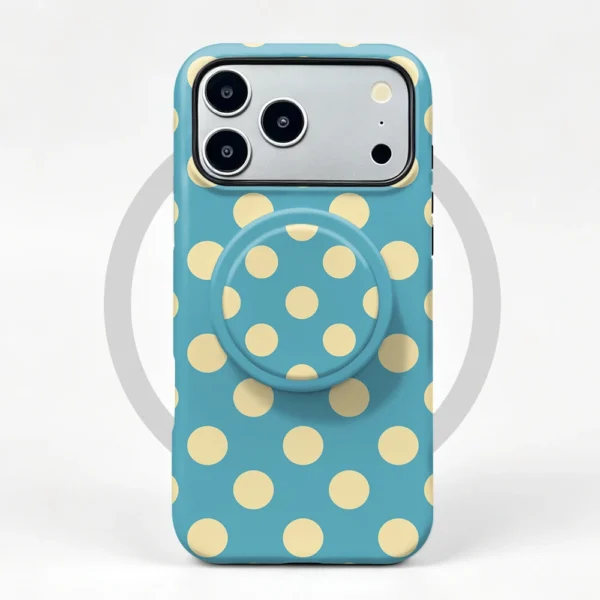 Etui iPhone 18 Pro Blue Dot MagSafe z uchwytem