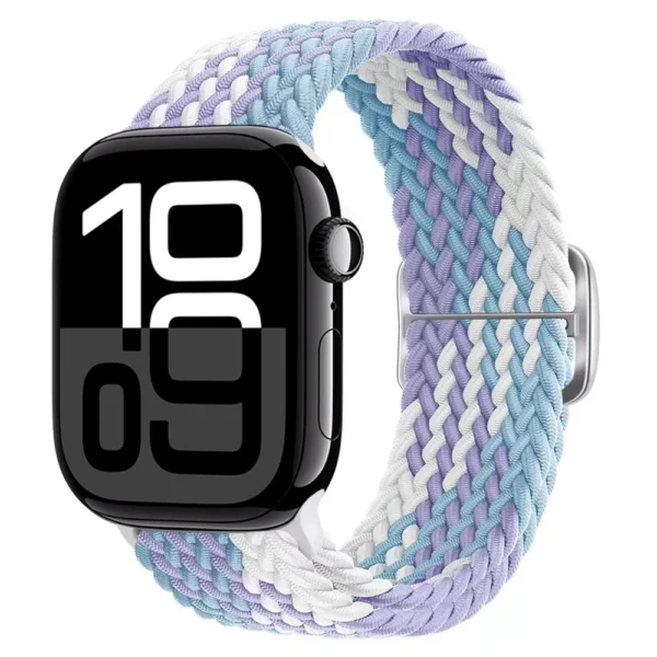 Pasek pleciony do Apple Watch 38mm 40mm 41mm Braid - Fiołkowy