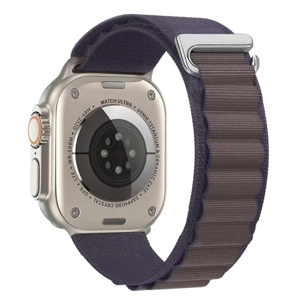 Pasek nylonowy do Apple Watch Ultra Seria 4/3/2/1 49mm Alpine - Indygo
