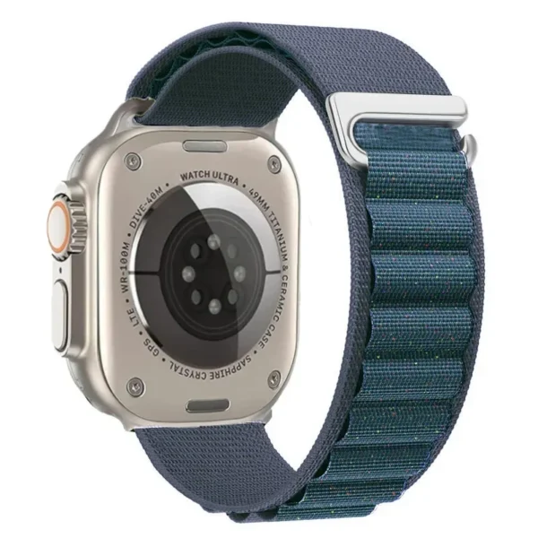 Pasek nylonowy do Apple Watch Seria 12/11/10 42mm Alpine - Granatowy z połyskiem