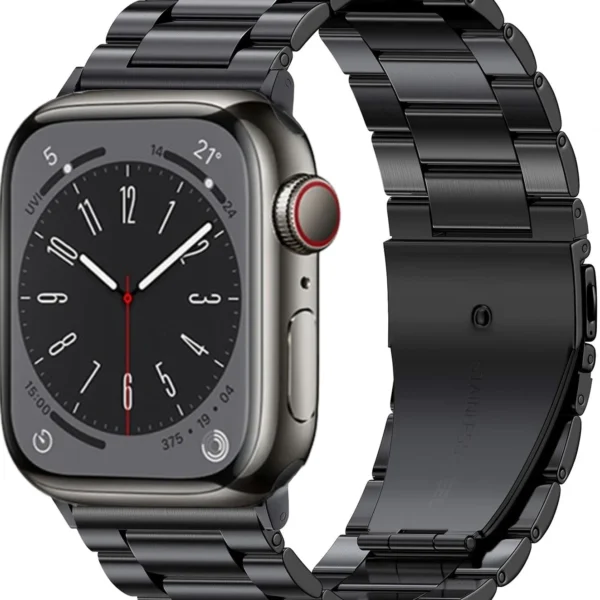 Bransoleta stalowa do Apple Watch Ultra Seria 4/3/2/1 49mm Link - Czarny