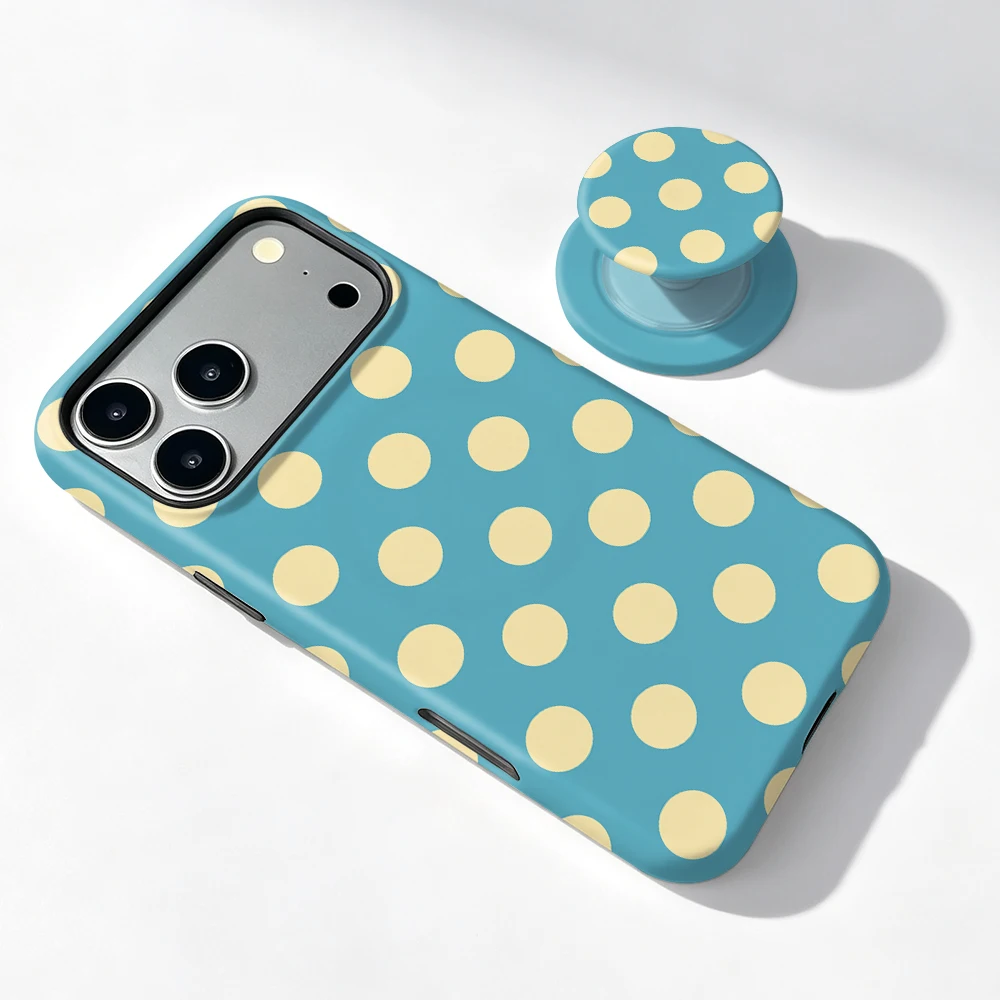Etui iPhone 18 Pro Blue Dot MagSafe z uchwytem - zdjęcie 5