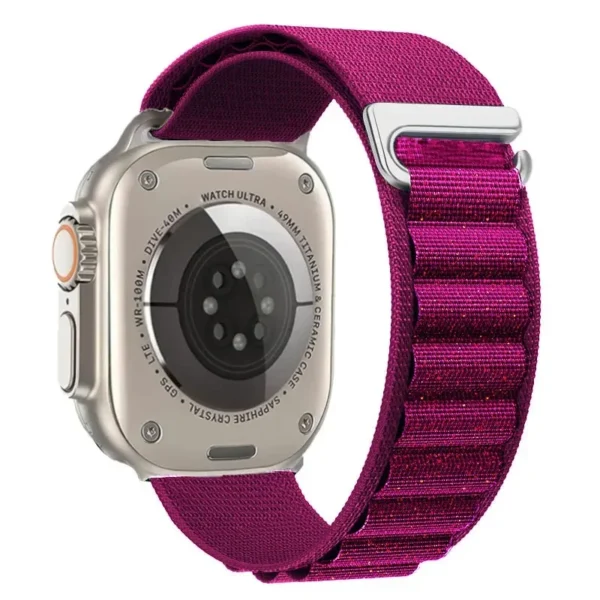 Pasek nylonowy do Apple Watch 38mm 40mm 41mm Alpine - Smoczy owoc z połyskiem