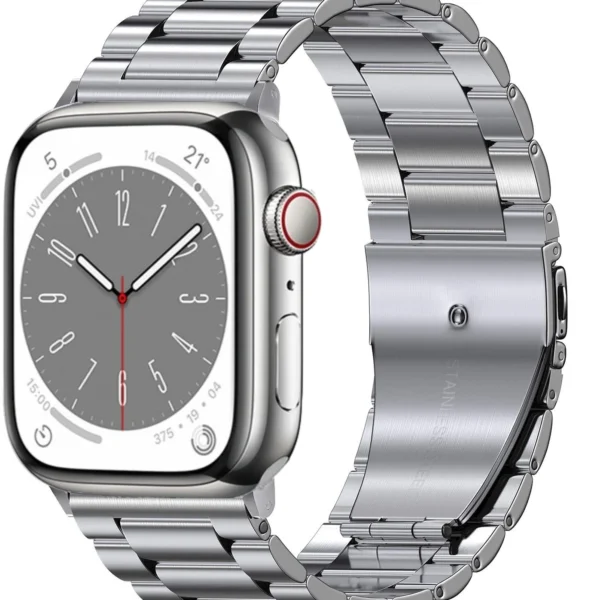 Bransoleta stalowa do Apple Watch Seria 12/11/10 42mm Link - Srebrny