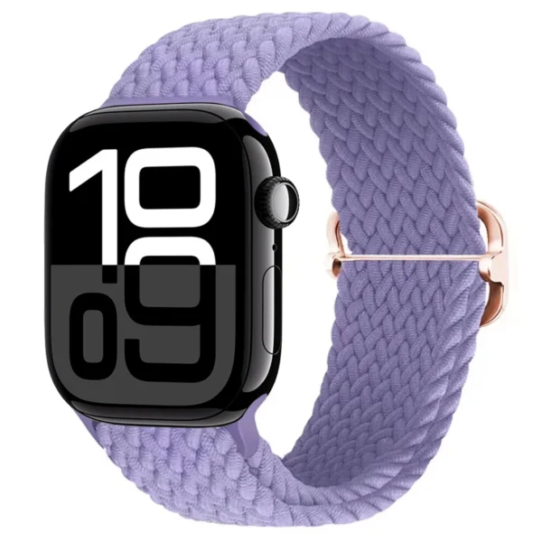Pasek pleciony do Apple Watch Seria 12/11/10 42mm Braid - Lawendowo-fioletowy