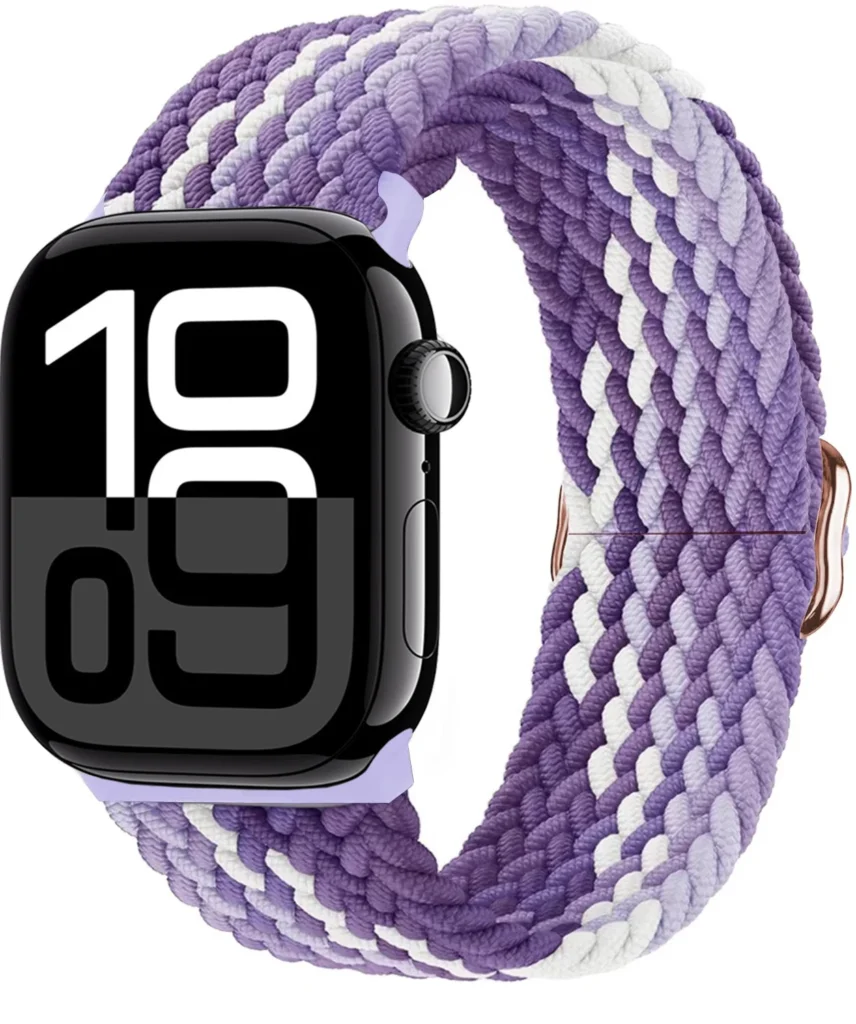 Pasek pleciony do Apple Watch Ultra Seria 4/3/2/1 49mm Braid - Winogronowy