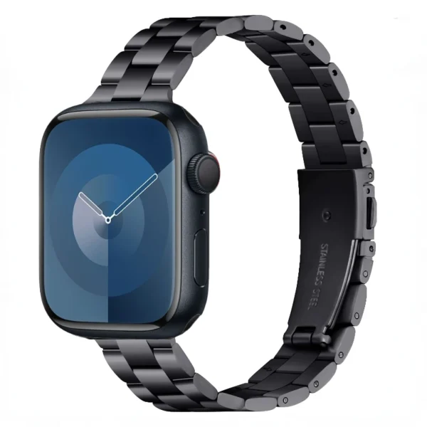 Bransoleta damska do Apple Watch 38mm 40mm 41mm Slim - Czarny