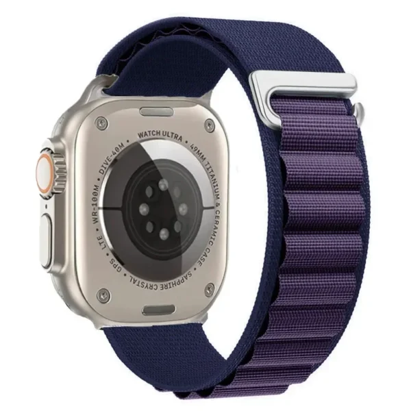 Pasek nylonowy do Apple Watch 42mm 44mm 45mm Alpine - Fioletowy